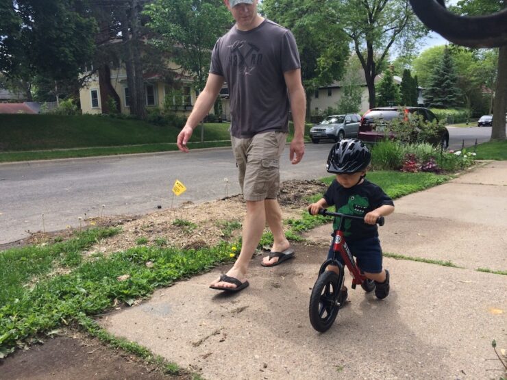 Nick Simpson and his son Austin