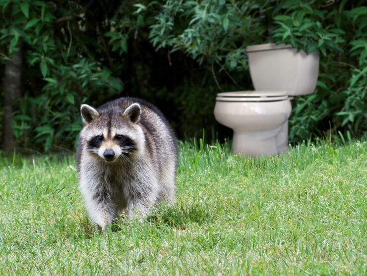 Raccoons Turned Our Gardens Into a Toilet