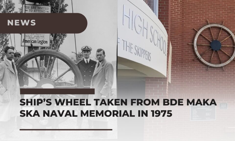 Ship’s Wheel Taken from Bde Maka Ska Naval Memorial in 1975 Surfaces at Minnetonka High School Along with Missing 600-Pound Bell