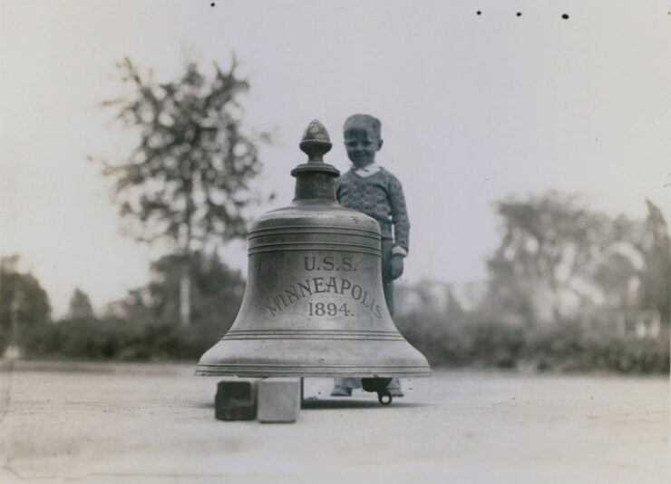 U.S.S. Minneapolis 1894. Bell