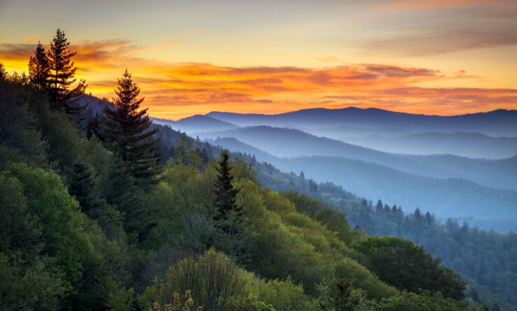 Great Smoky Mountains National Park for camping