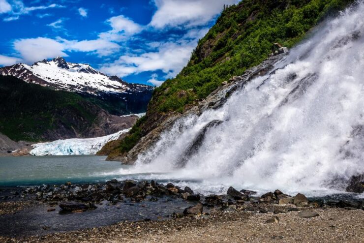 Mendenhall Glacier Nugget Falls
