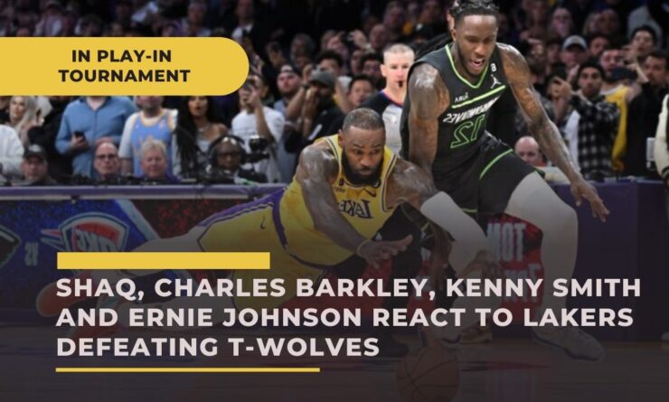 Shaq, Charles Barkley, Kenny Smith and Ernie Johnson Reaction to Lakers Defeating T-Wolves