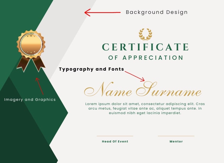 Elements of Elegant Certificate Templates 