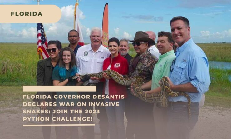 Florida Governor DeSantis Declares War on Invasive Snakes Join the 2024 Python Challenge!