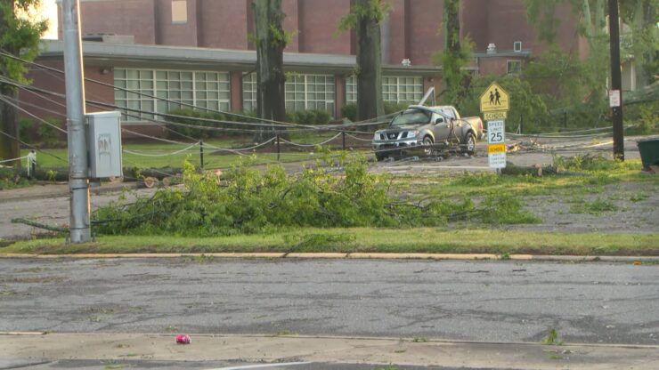 North Carolina town suffers major damage