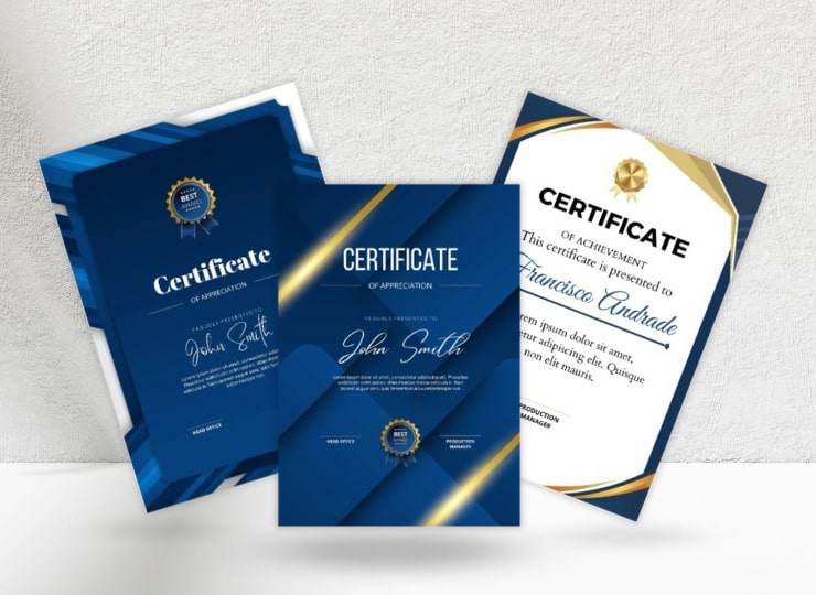 Popular Elegant Certificate Template Designs