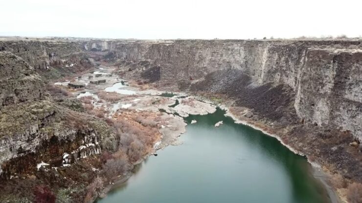 Drone Snake River Canyon _ Idaho 