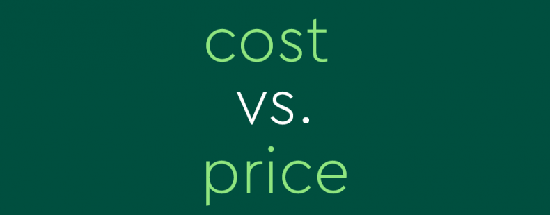 cost vs price