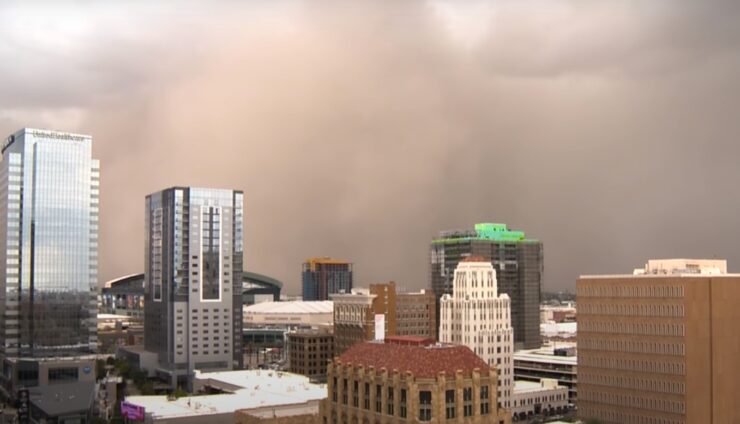 Dust Storm Hit Phoenix