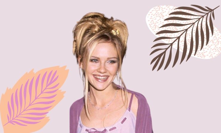 Kirsten Dunst’s Enchanting Butterfly Clips Updo