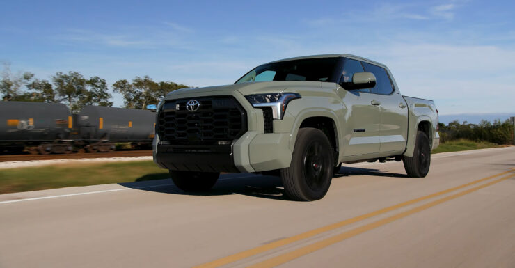 2024 Toyota TUNDRA side road