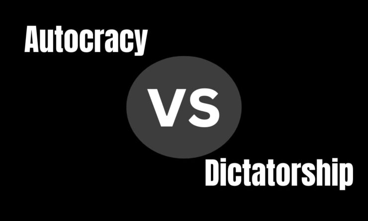 Dictatorship vs autocracy