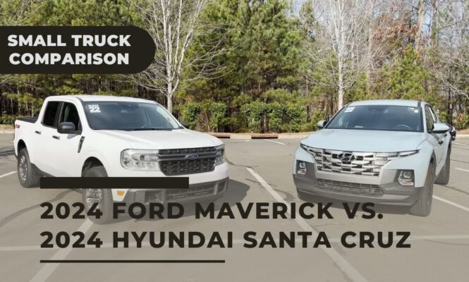 2024 Ford Maverick vs. 2024 Hyundai Santa Cruz: Small Truck Struggle