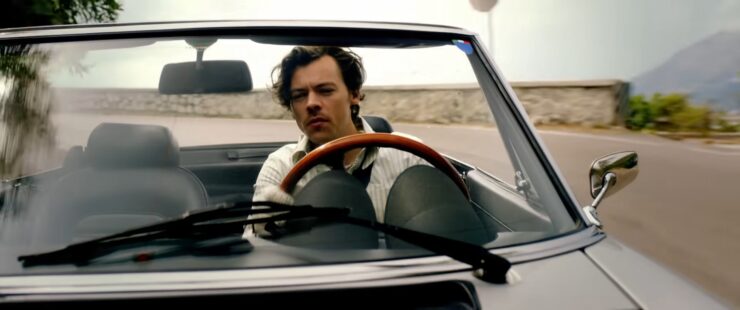 Harry Styles Driving