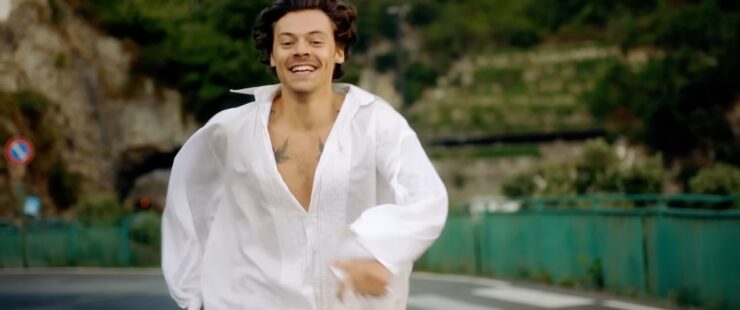 Harry Styles Running