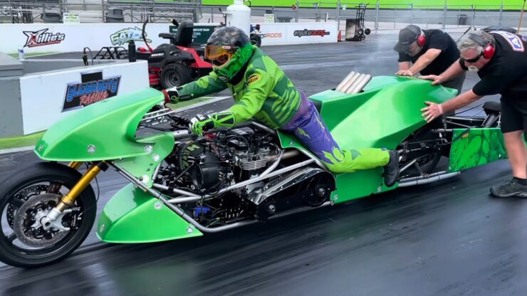 Suzuki-Powered Top Fuel Bike