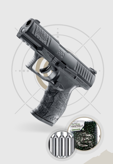 T4E Walther PPQ .43 Caliber Paintball Pistol