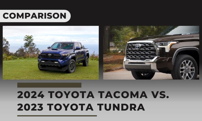 2023 Vs 2024 Toyota Tacomanull