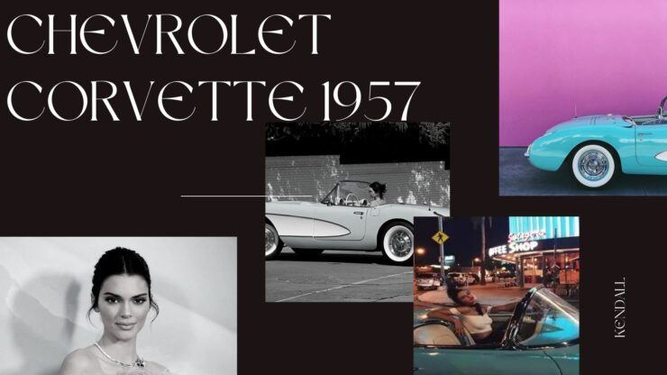 kendall jenner Chevrolet Corvette 1957