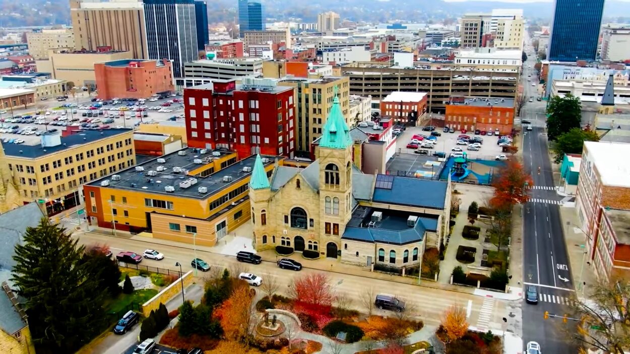 CHARLESTON drone view