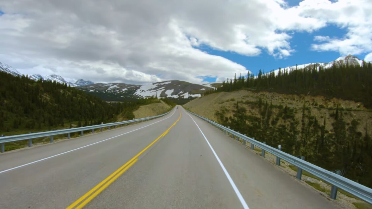 Driving in Jasper National Park