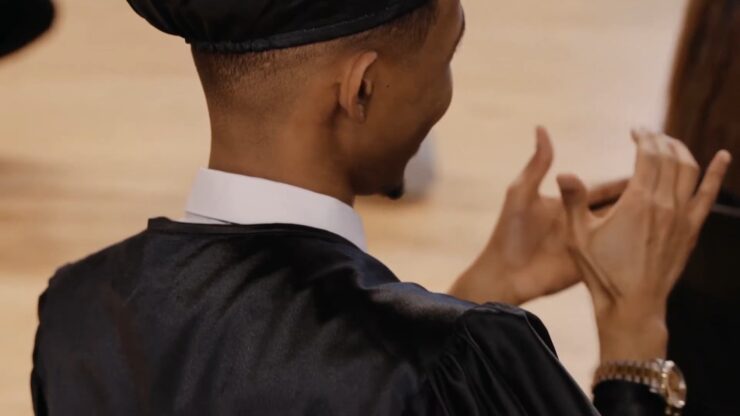 Graduation Student Clapping