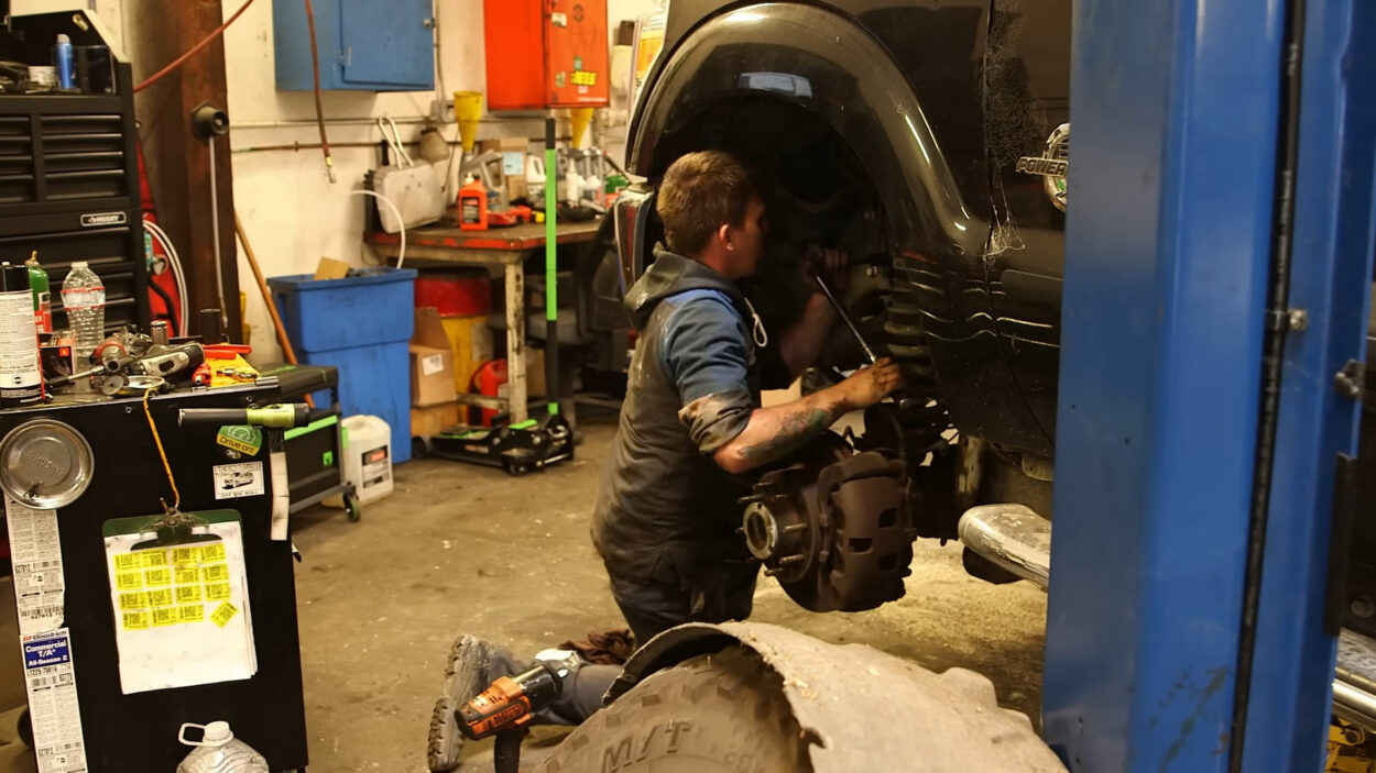 Guy Repairing Cars