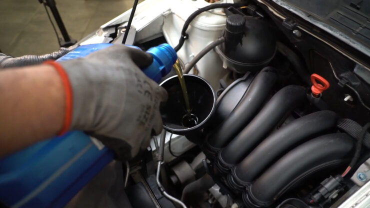 How to change oil filter and engine oil on MERCEDEs