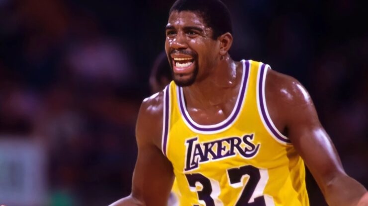 Magic Johnson on the Court Earning