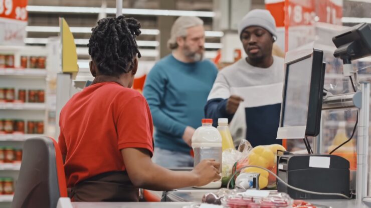 People in the supermarket