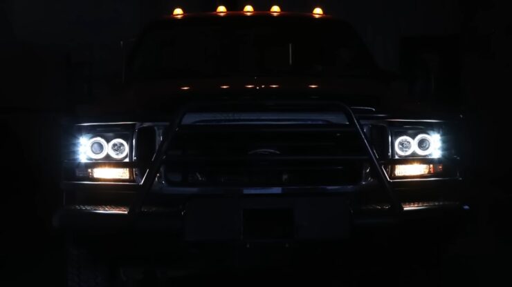 SPEC-D SMOKED BLACK HALO PROJECTOR HEADLIGHTS