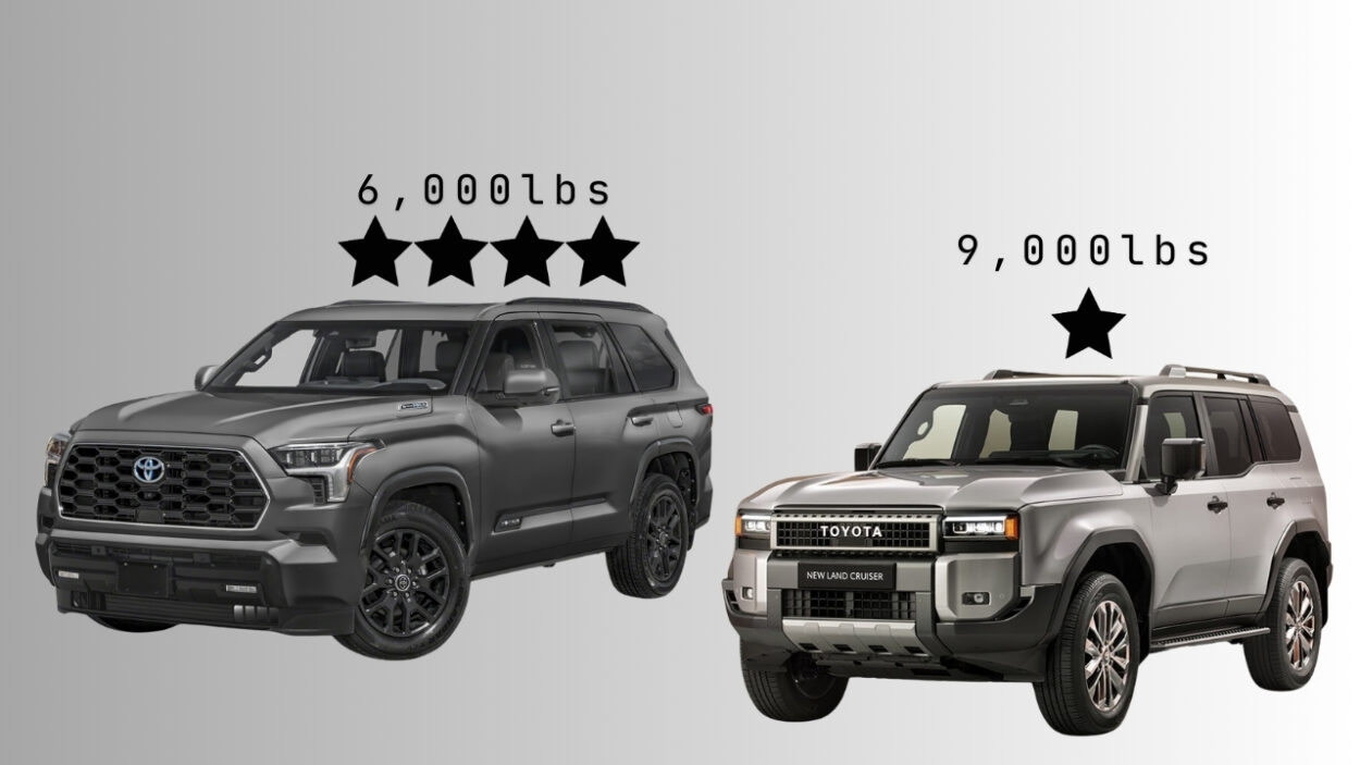 Toyota Land Cruiser vs Toyota Sequoia Tow Capacity