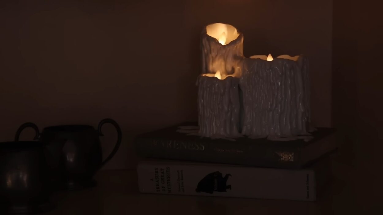 Creepy Halloween Candles