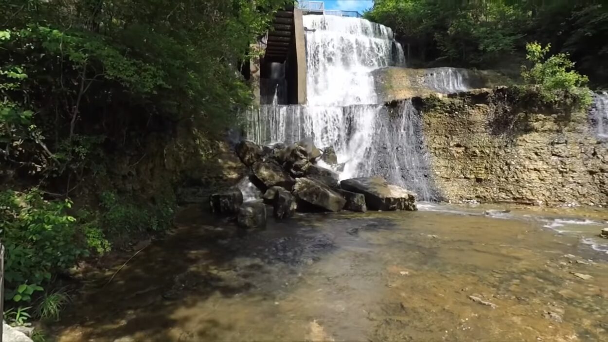 Dunn’s Falls Mississippi with Old Gristmill