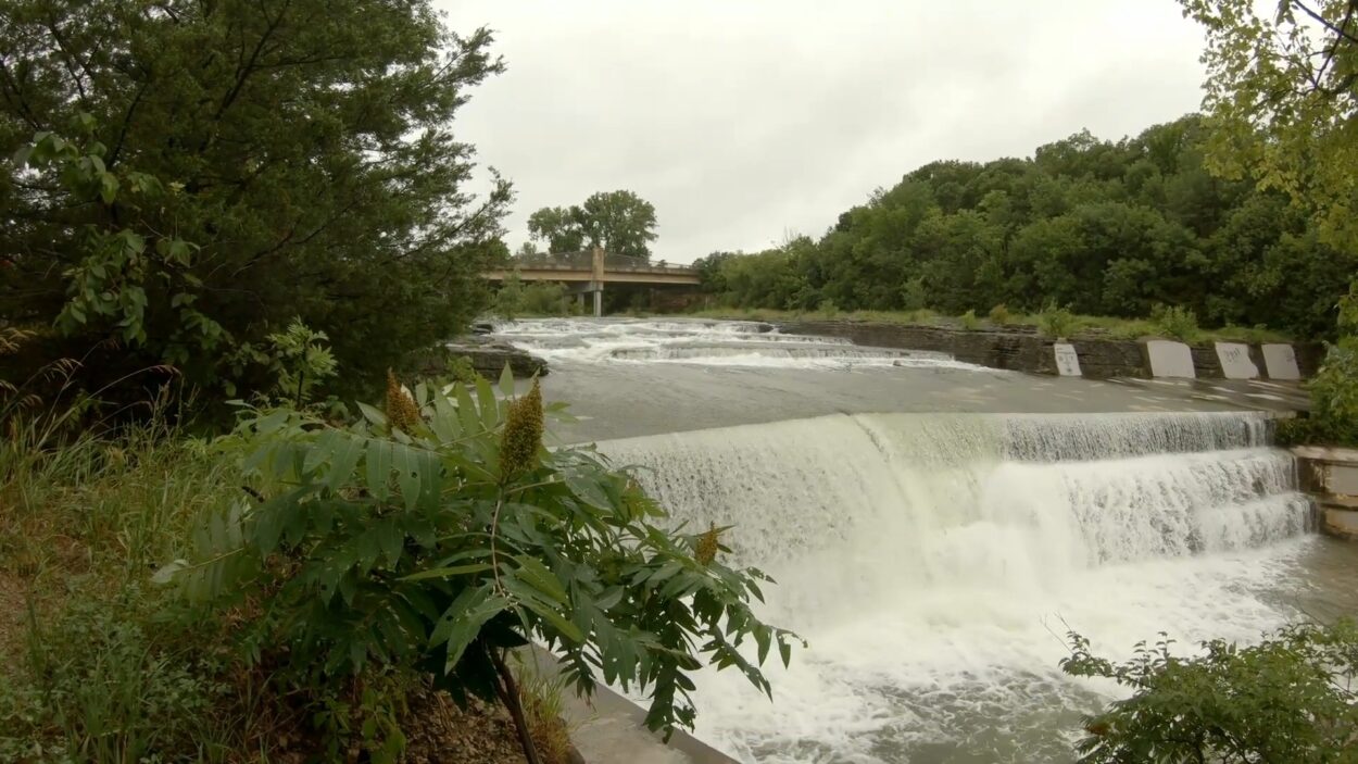 Lake Jacomo spillway, Blue springs, Missouri