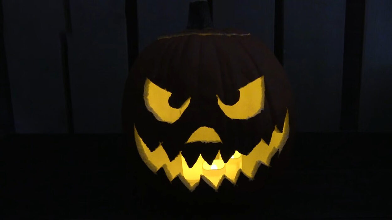 Light a Halloween Pumpkin
