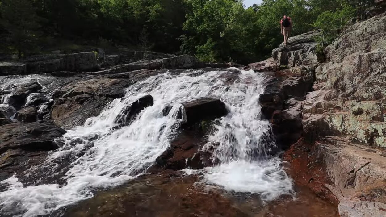 Rocky Falls in the Missouri Ozark