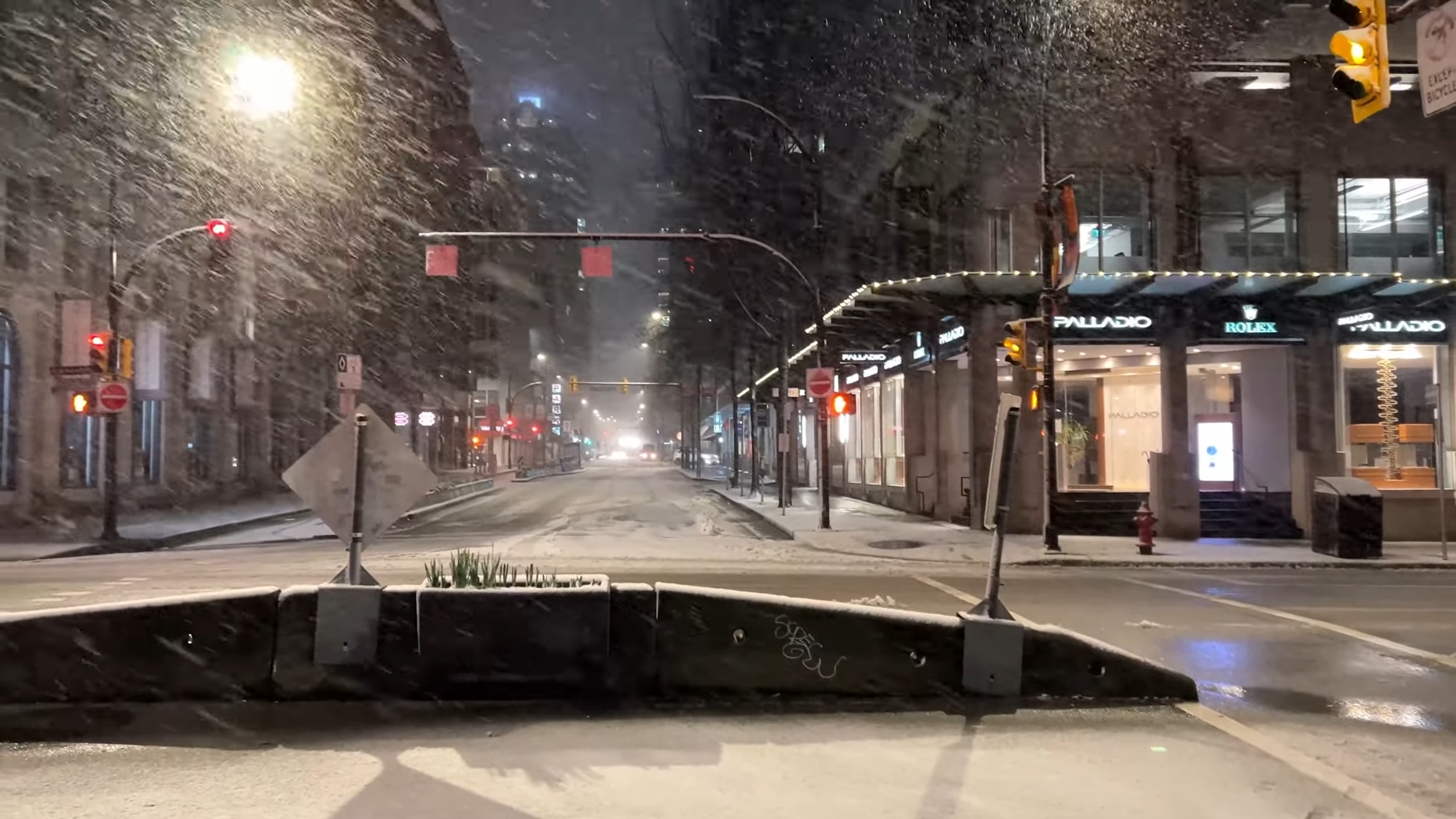 Snow in Vancouver