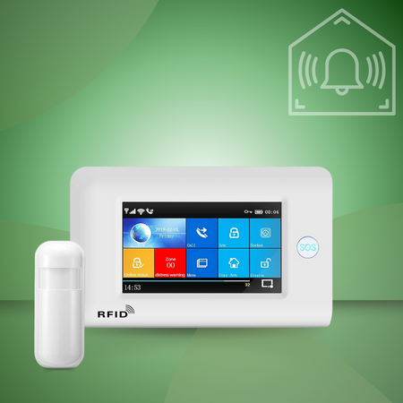 Clouree WiFi Smart Home Alarm Security System With Siren