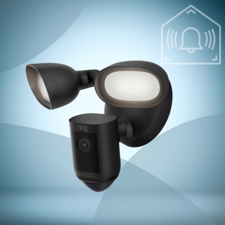 Ring - Floodlight Cam Wired Pro Outdoor