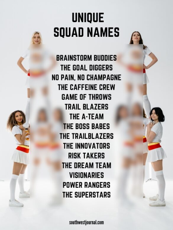 400+ Memorable Unique Squad Name Ideas + Name Generator