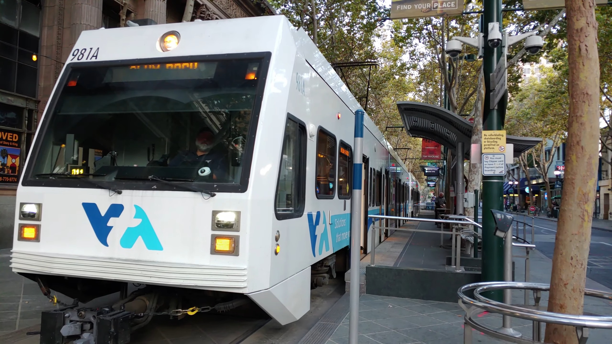 VTA Light Rail Trains