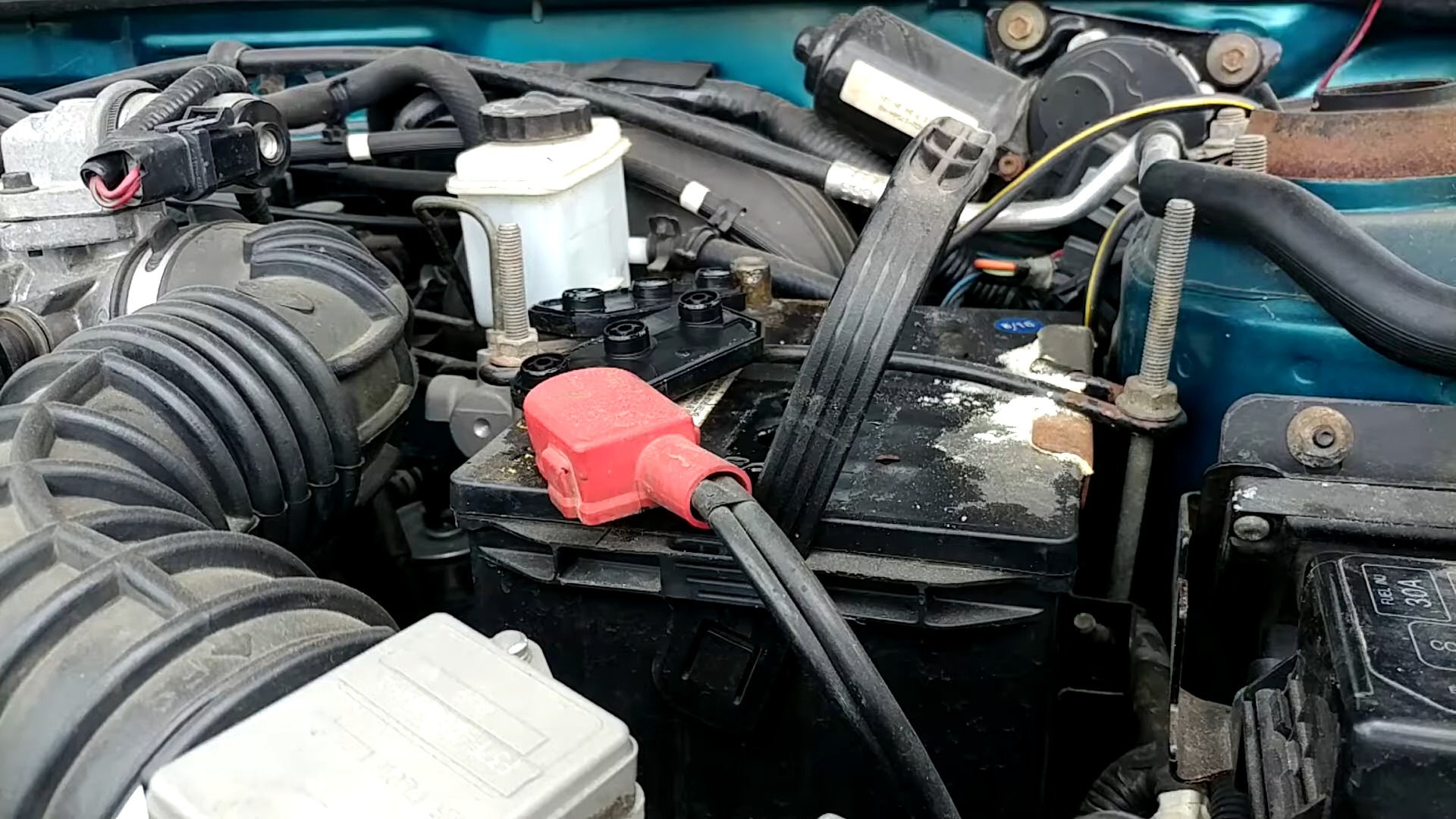 leaking Car Battery