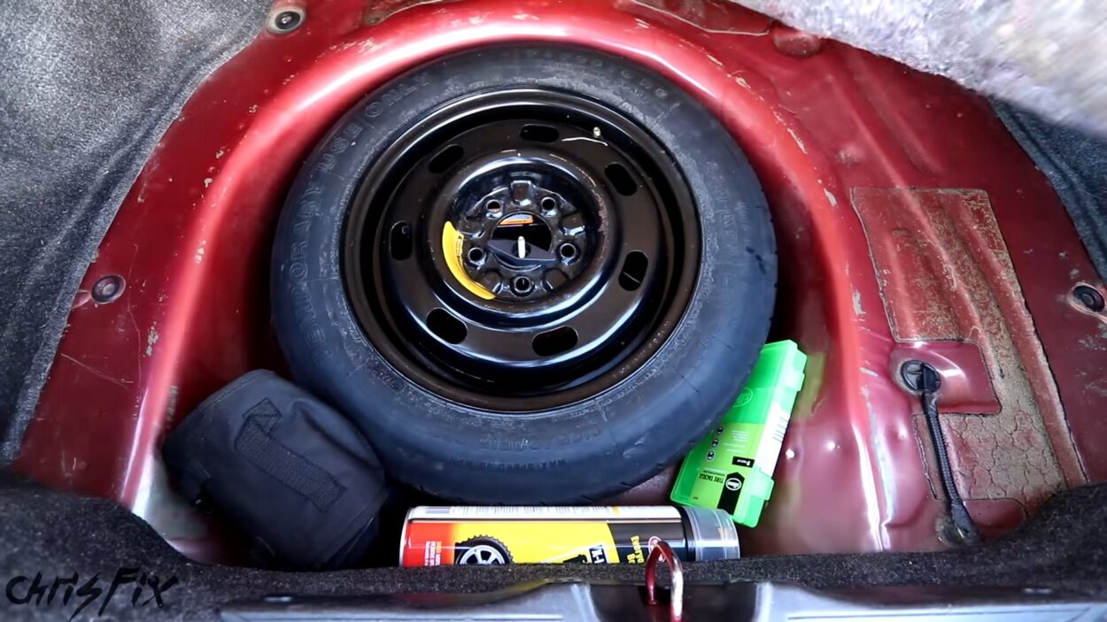 How To Mount Spare Tires In 11 Steps how to fix a flat tire