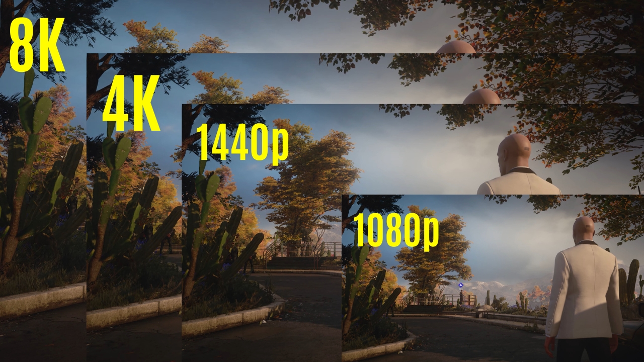 1080p vs 1440p vs 4K vs 8K - best resolution for gaming - do you really need 8k