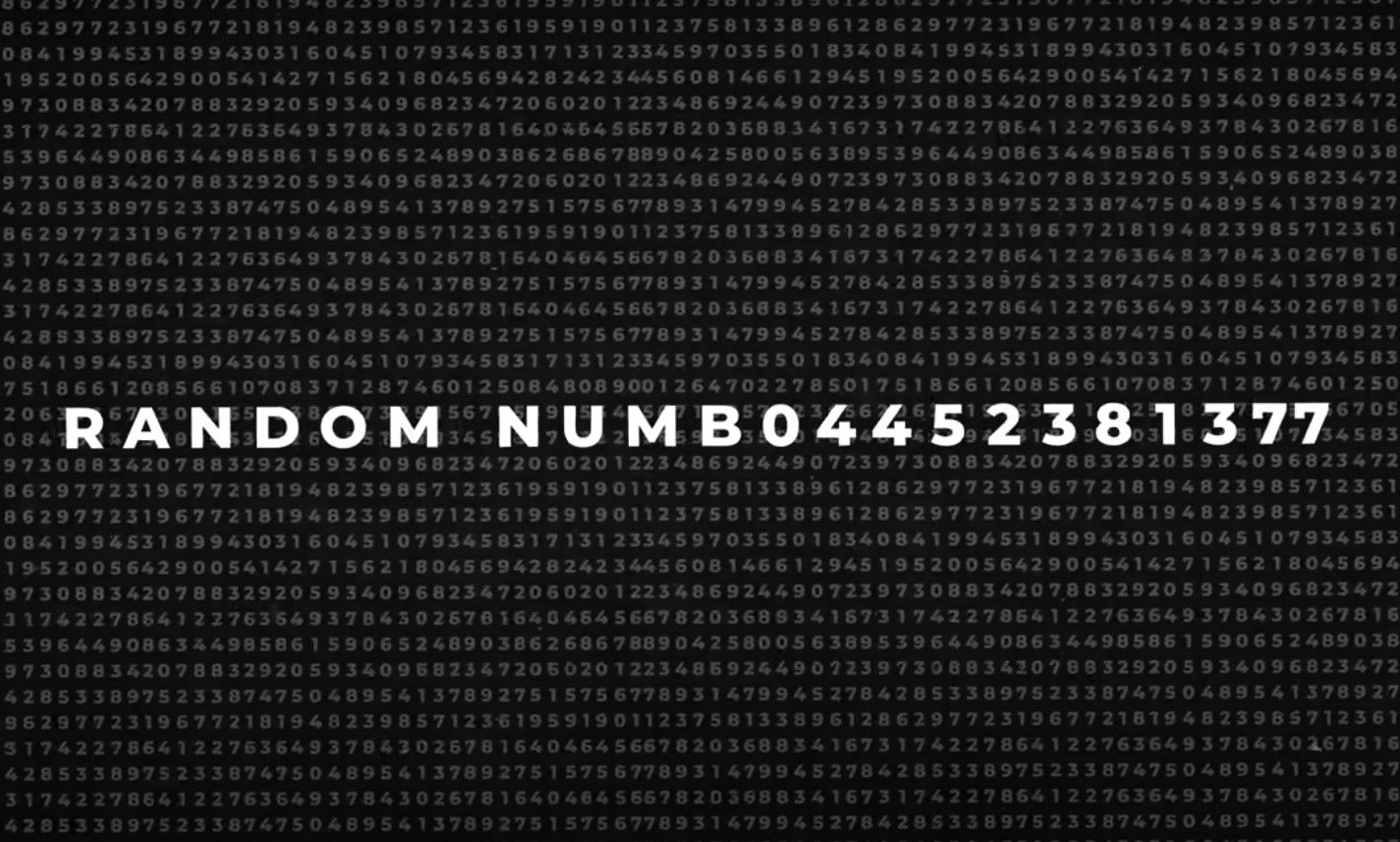 Random Number Generators