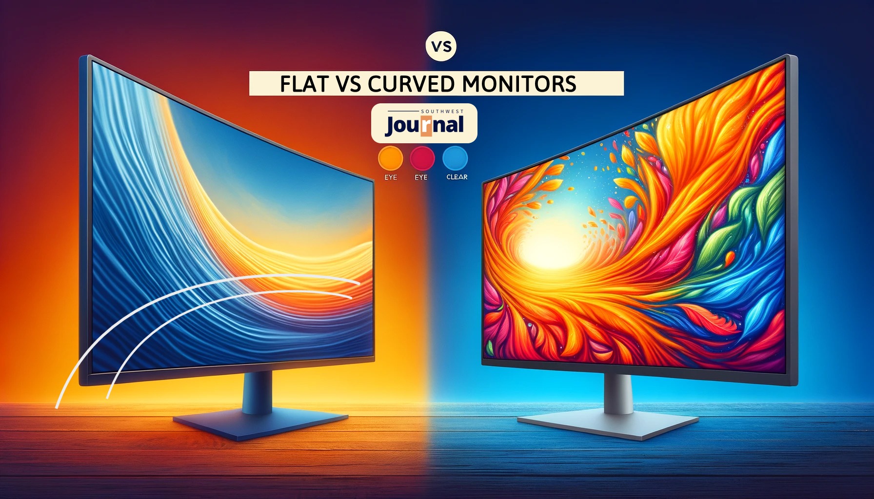 Flat or Curved monitors? Which one is the best for you. Curved are less portable and flexible compared to flat monitors.
