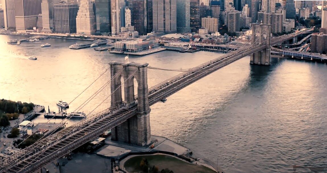Brooklyn Bridge anchorage points