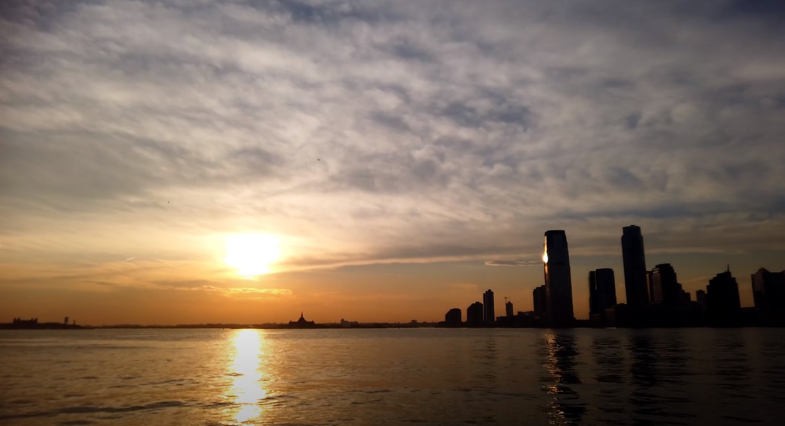 Spectacular sunset NYC